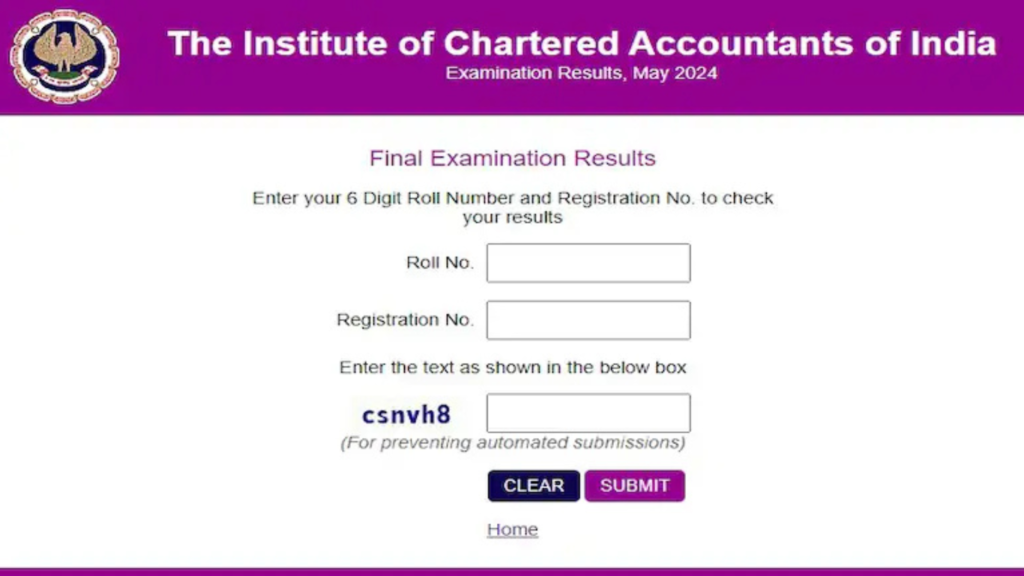 ICAI Results
